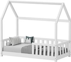 Pakketo Bambie Παιδικό Κρεβάτι Montessori Μονό Λευκό για Στρώμα 70x140cm 412-000007