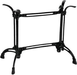 Pakketo Basa Βάση Τραπεζιού από Μέταλλο Μαύρη 82x48x72cm 355-000016