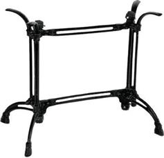 Pakketo Basa Βάση Τραπεζιού από Μέταλλο Μαύρη 82x48x72cm 355-000016