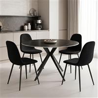 Pakketo Bella Τραπεζαρία Σετ 5τμχ 120x120cm 200-001561