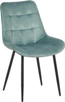 Pakketo Berne Καρέκλες Τραπεζαρίας Βελούδινες Φυστικί Σετ 4τμχ 53x62x84cm 128-000047