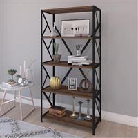 Pakketo Bimblem Βιβλιοθήκη Καρυδί 60x30x150cm 197-000333