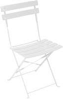 Pakketo Bistro Καρέκλα Εξωτερικού Χώρου Μεταλλική Λευκή Σετ 2τμχ 42x46x82cm 400-000008