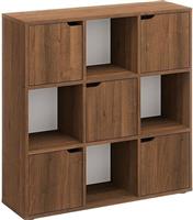 Pakketo Bookel Βιβλιοθήκη Καρυδί 88.5x27.5x89.3cm 184-000111