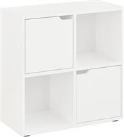 Pakketo Bookel Βιβλιοθήκη Λευκή Απόχρωση 59.6x27.5x60.4cm 184-000115