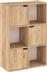 Pakketo Bookel Βιβλιοθήκη Oak 59.5x27.5x89cm 184-000102