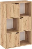 Pakketo Bookel Βιβλιοθήκη Oak 59.5x27.5x89cm 184-000102