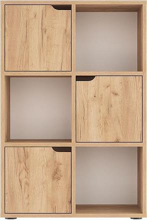 Pakketo Bookel Βιβλιοθήκη Oak 59.5x27.5x89cm 184-000102
