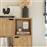 Pakketo Bookel Βιβλιοθήκη Oak 59.5x27.5x89cm 184-000102