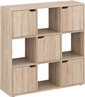 Pakketo Bookel Βιβλιοθήκη Sonoma Απόχρωση 88.5x27.5x89.3cm 184-000112