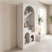 Pakketo Boolten Βιβλιοθήκη Λευκή 80x38x190cm 415-000018
