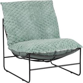 Pakketo Chopie Πολυθρόνα Ανοιχτό Πράσινο-Μαύρο 77x90x83cm 029-000220