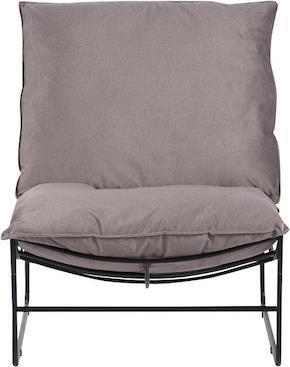 Pakketo Chopie Πολυθρόνα Γκρι Ποντικί-Μαύρο 77x90x83cm 029-000221