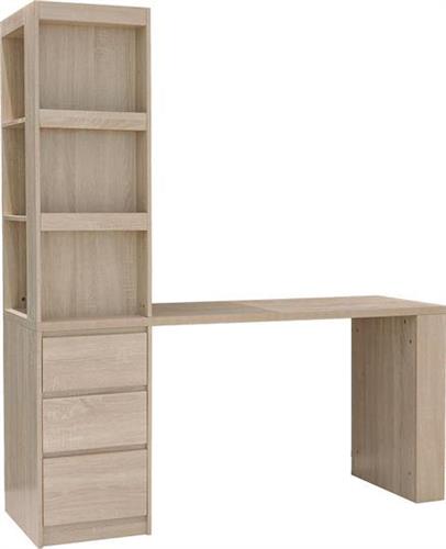 Pakketo Cliner Γραφείο Ξύλινο με Βιβλιοθήκη Sonoma 140x50x180cm 072-000190