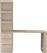 Pakketo Cliner Γραφείο Ξύλινο με Βιβλιοθήκη Sonoma 140x50x180cm 072-000190