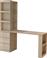 Pakketo Cliner Γραφείο Ξύλινο με Βιβλιοθήκη Sonoma 140x50x180cm 072-000190