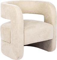 Pakketo Coconda Πολυθρόνα Μπεζ 63x68x71cm 393-000038