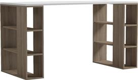 Pakketo Colmar Γραφείο Ξύλινο Sonoma-Λευκό 140x60x75cm 230-000233