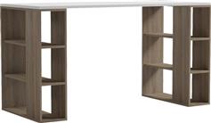 Pakketo Colmar Γραφείο Ξύλινο Sonoma-Λευκό 140x60x75cm 230-000233