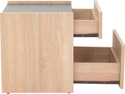 Pakketo Comcie Κομοδίνο Ξύλινο Μπεζ 50x42x45.5cm 362-000001