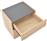 Pakketo Comcie Κομοδίνο Ξύλινο Μπεζ 50x42x45.5cm 362-000001