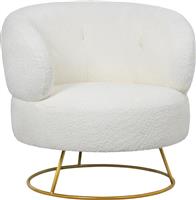 Pakketo Connie Πολυθρόνα Μπεζ 87x81x81cm 110-000071