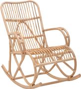 Pakketo Cormeny Κουνιστή Πολυθρόνα από Rattan Φυσική Απόχρωση 108x71x103cm 344-000004