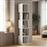 Pakketo Cubik Βιβλιοθήκη Λευκό 35x30x161cm 230-000173