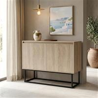 Pakketo Dabia Μπουφές από Ξύλο & Μέταλλο Sonoma 100x40x74cm 230-000269