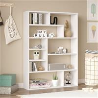 Pakketo Decora Βιβλιοθήκη Λευκή 90x22x123.6cm 76-000205