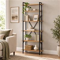 Pakketo Derena Βιβλιοθήκη Oak 60x29x160cm 321-000133