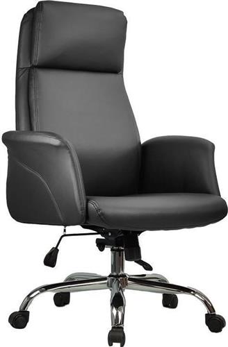 Pakketo Derjio Καρέκλα Διευθυντική με Ανάκλιση Μαύρη 033-000022