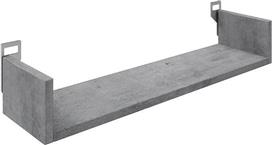 Pakketo Derva Ράφι Τοίχου Γκρι 60x15x10cm 361-000086