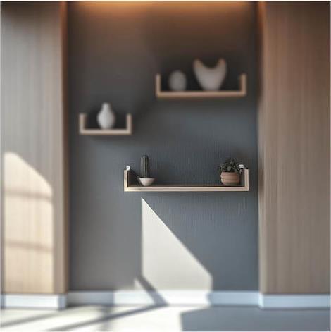Pakketo Derva Ράφι Τοίχου Oak 60x15x10cm 361-000083