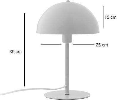 Pakketo Desker Επιτραπέζιο Διακοσμητικό Φωτιστικό με Ντουί για Λαμπτήρα E27 Μπεζ 202-000138