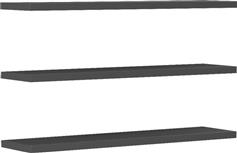 Pakketo Divar Ράφι Τοίχου Ανθρακί Απόχρωση 60x14.5x1.8cm 230-000053