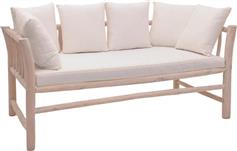 Pakketo Dranjere Διθέσιος Καναπές Εξωτερικού Χώρου Ξύλινος 162x80x71cm 336-000025