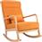 Pakketo Edeldy Πολυθρόνα Κουνιστή Πορτοκαλί 102x66x99cm 393-000035