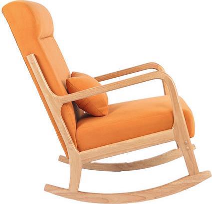 Pakketo Edeldy Πολυθρόνα Κουνιστή Πορτοκαλί 102x66x99cm 393-000035