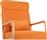 Pakketo Edeldy Πολυθρόνα Κουνιστή Πορτοκαλί 102x66x99cm 393-000035