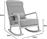 Pakketo Edeldy Πολυθρόνα Κουνιστή Πορτοκαλί 102x66x99cm 393-000035
