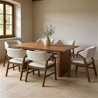 Pakketo Eleganza-Livia Τραπεζαρία Σετ 7τμχ 180x99cm 381-000011