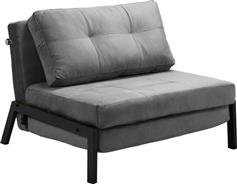 Pakketo Fancy Πολυθρόνα Κρεβάτι Ανθρακί 95x98x70cm 024-000040