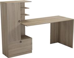 Pakketo Felanbo Γραφείο Ξύλινο με Βιβλιοθήκη Sonoma 160x60x125cm 230-000259