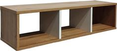 Pakketo Flevior Ράφι Τοίχου Sonoma-Λευκό 90x22x25.6cm 049-000103