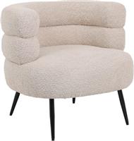 Pakketo Foleja Πολυθρόνα Μπεζ 76x75x72cm 110-000093