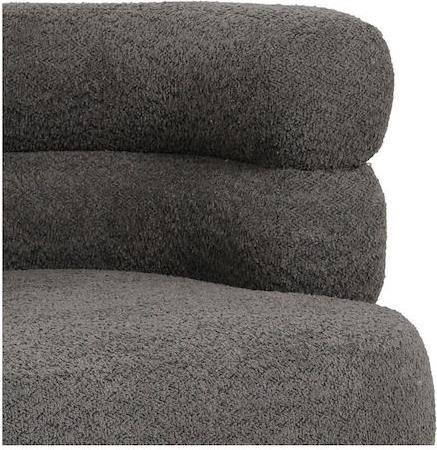 Pakketo Foleja Πολυθρόνα Γκρι Σκούρο 76x75x72cm 110-000094