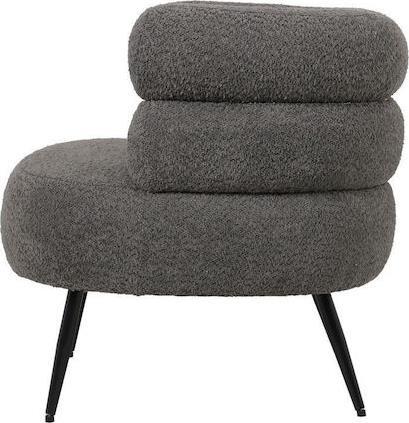 Pakketo Foleja Πολυθρόνα Γκρι Σκούρο 76x75x72cm 110-000094