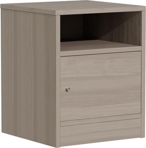 Pakketo Foly Κομοδίνο Ξύλινο Γκρι 40x40x50cm 049-000070
