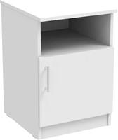 Pakketo Galdi Κομοδίνο Ξύλινο Λευκό 40x45x60cm 361-000032